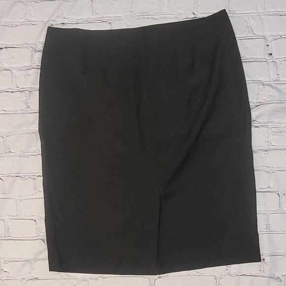Talbots black pencil skirt Size 14  with zipper closure #office - Picture 3 of 5